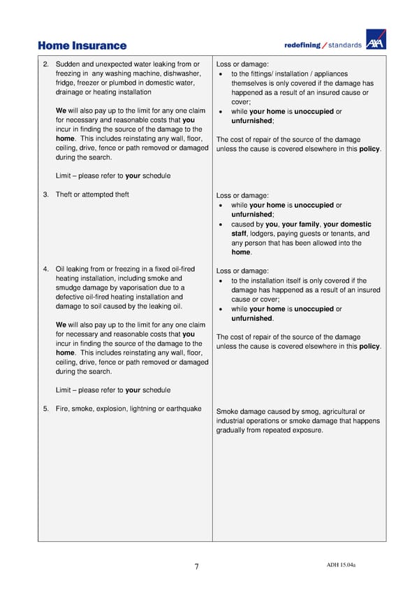 Home Insurance Policy Wording: PDF - Page 9