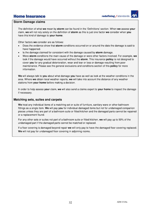 Home Insurance Policy Wording: PDF - Page 37