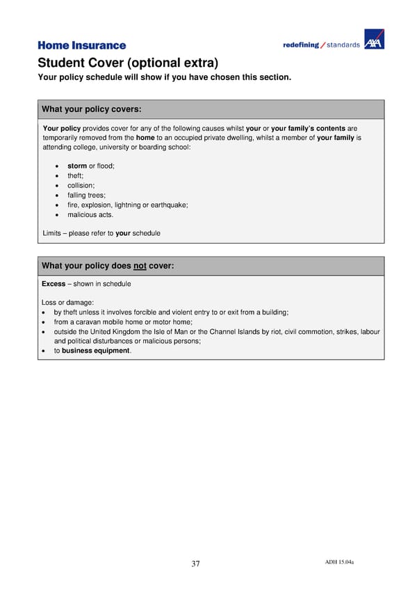 Home Insurance Policy Wording: PDF - Page 44