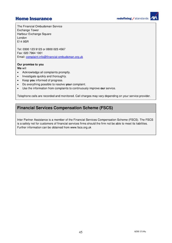 Home Insurance Policy Wording: PDF - Page 53